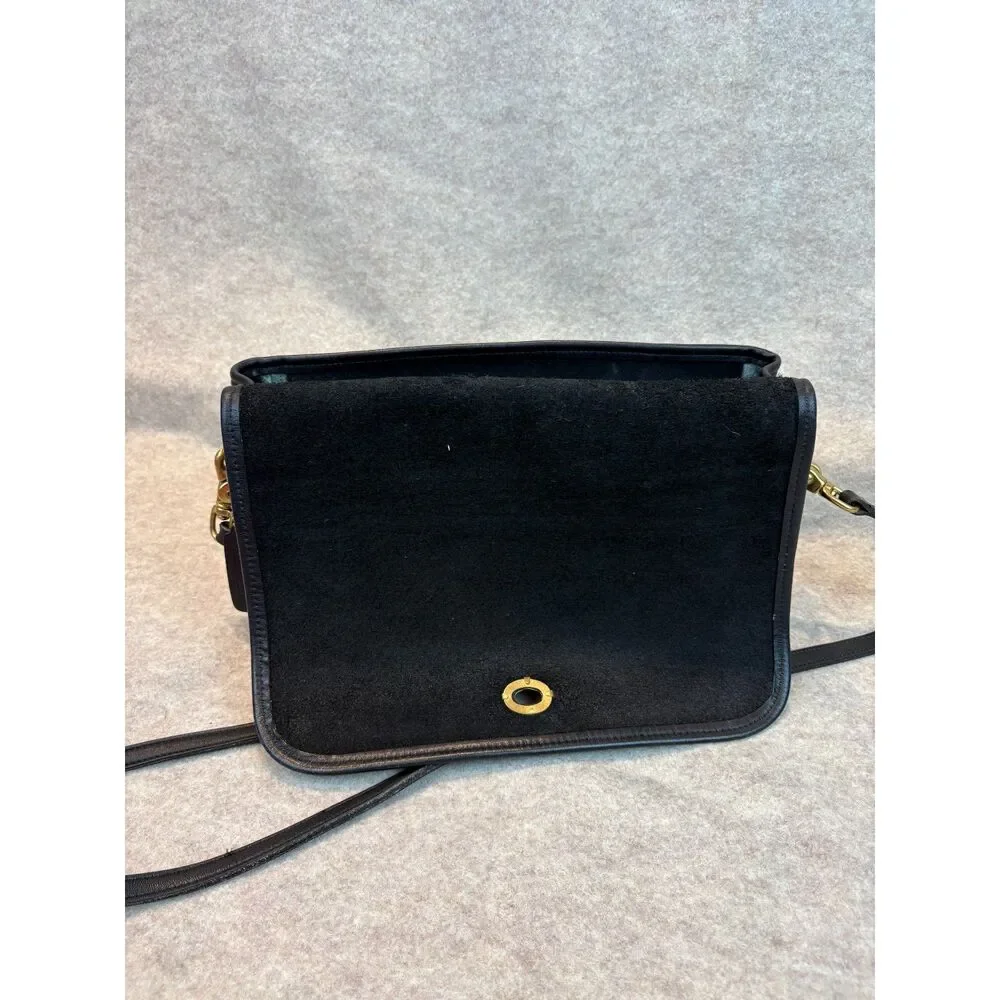 Vintage Pre-1994 Coach Black Leather Convertible Clutch